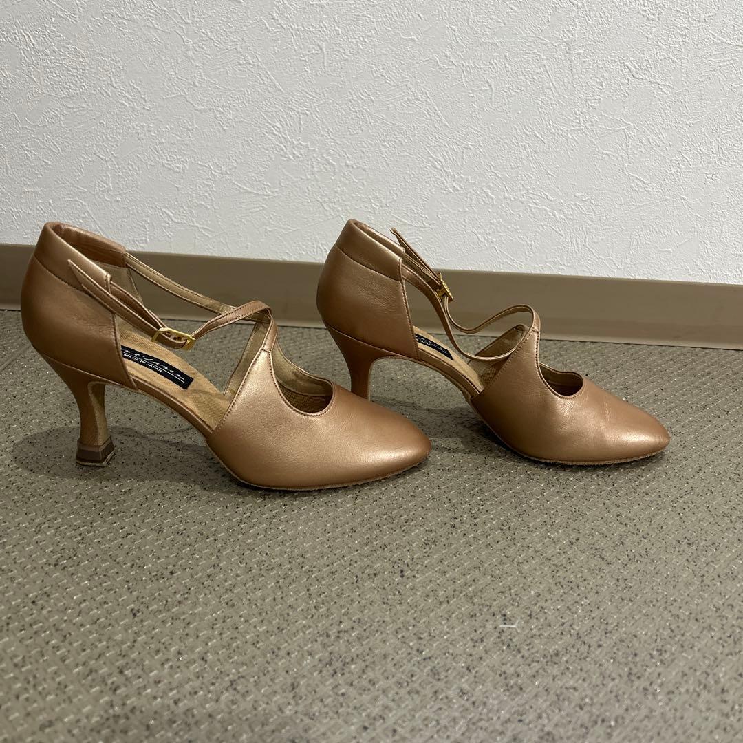 Kentdance 社交ダンスシューズ24cm 7cmヒール シューズケース付