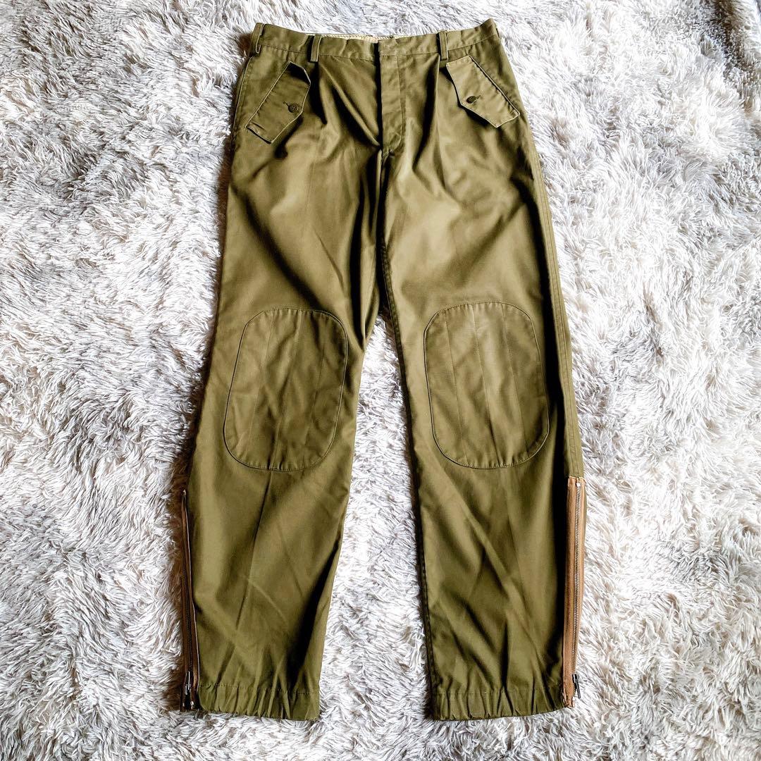 美品✨レア✨古着 スペイン軍 パラシュートパンツ ダブルニー ミリタリーパンツ