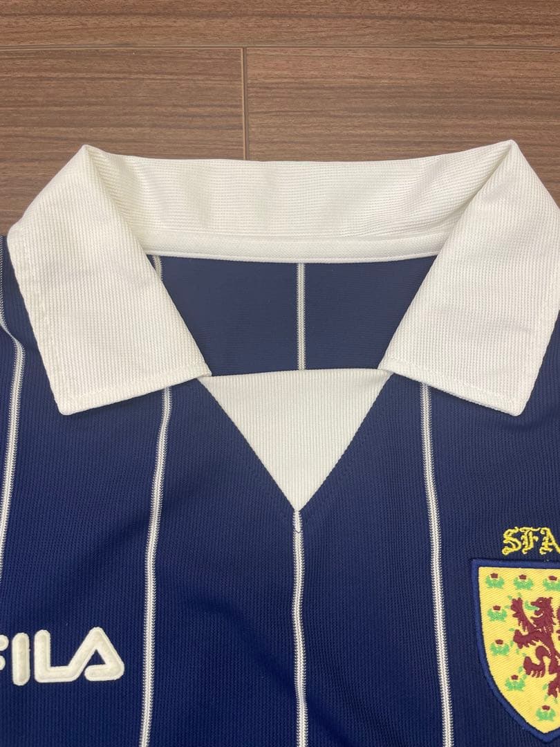 2002/03 FILA スコットランド代表 ホーム サッカーゲームシャツ