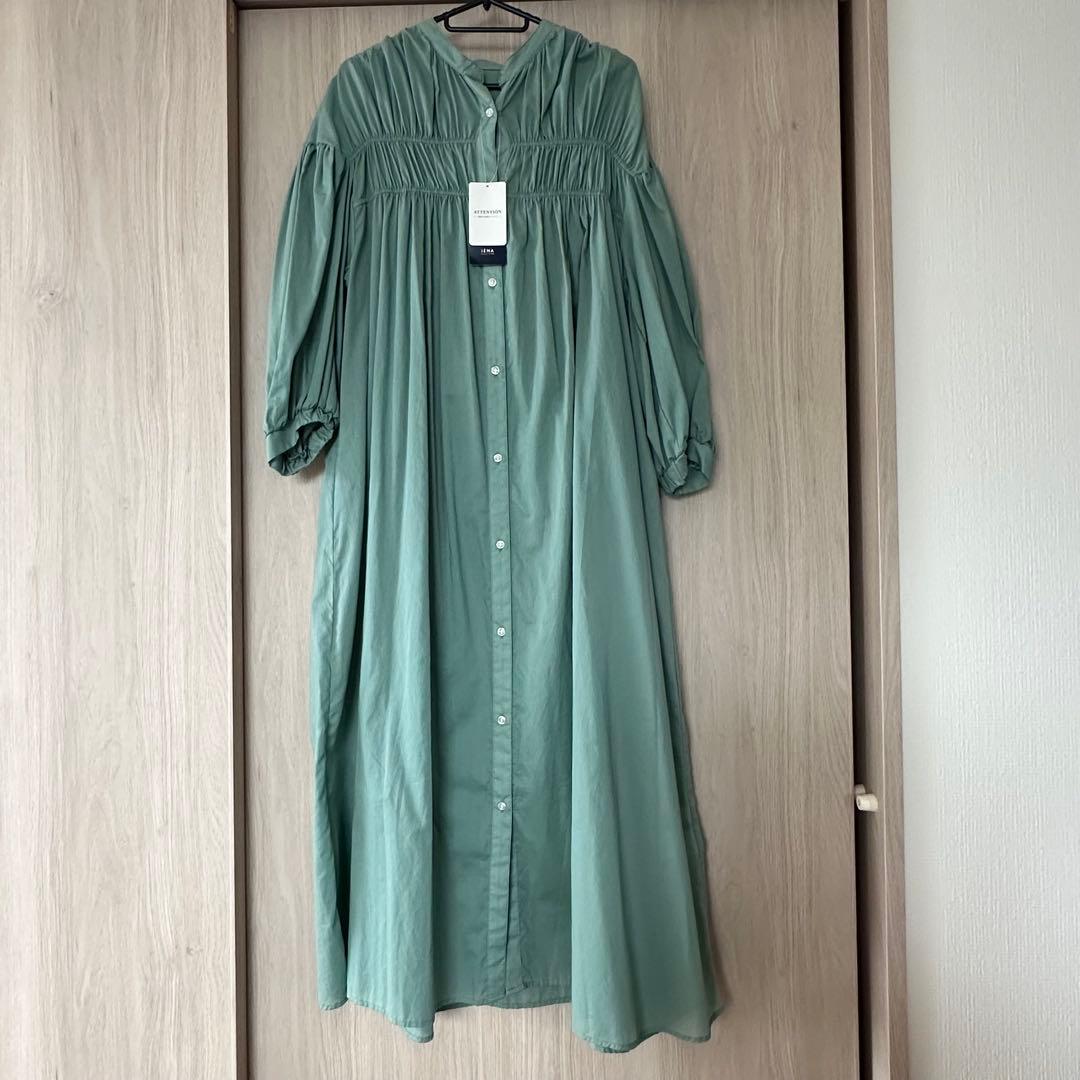 【天真爛漫】新品未使用　シンプリシテェ　コットンボイルシャツワンピース