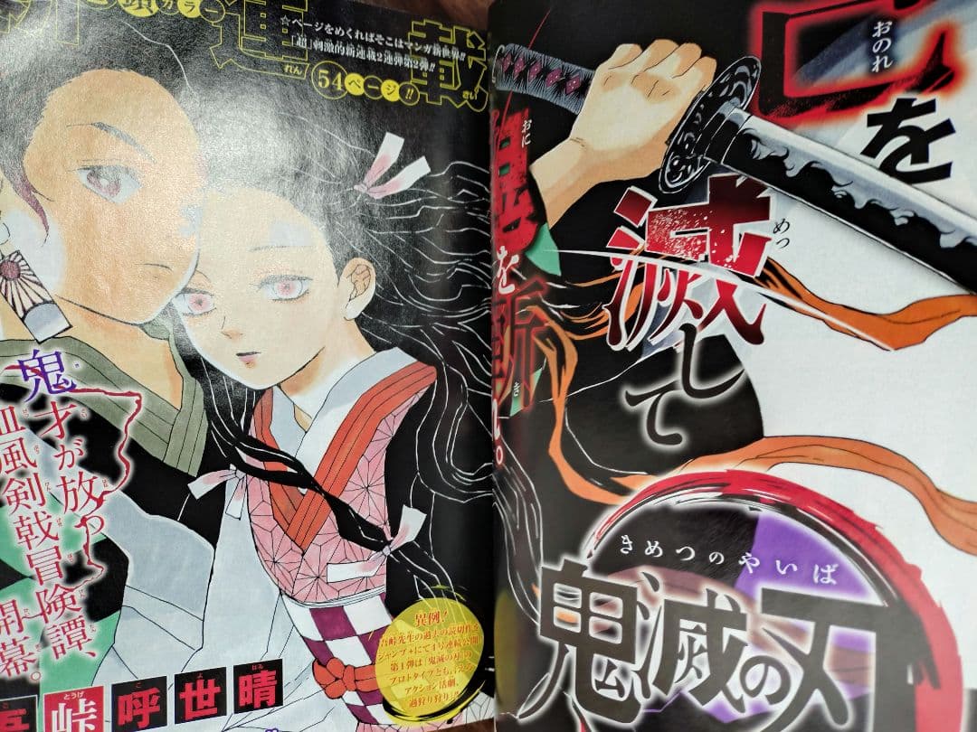 【週刊少年ジャンプ2016年11号】新連載 鬼滅の刃 d