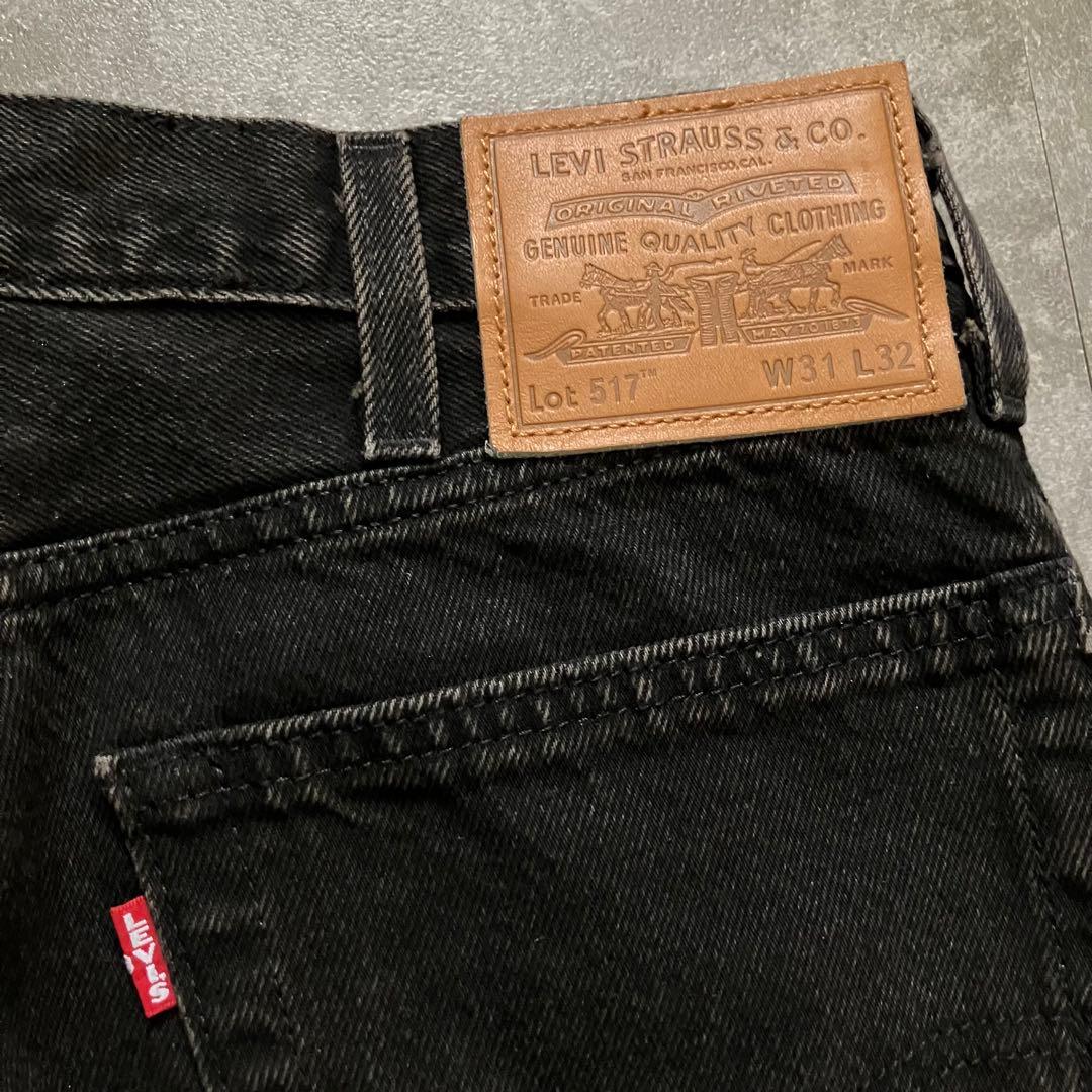 パンツ Levi's premium 517 black flare denim Y2K
