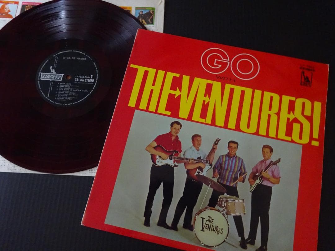 ヴェンチャーズ（THE VENTURES）ＬＰ８枚　★ペラジャケ・赤盤／東芝音工