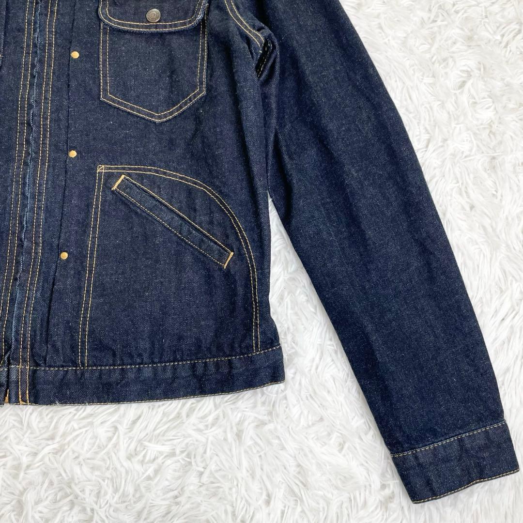 【美品】ヒステリックグラマー　Gジャン・デニムジャケット・アクションプリーツ・L