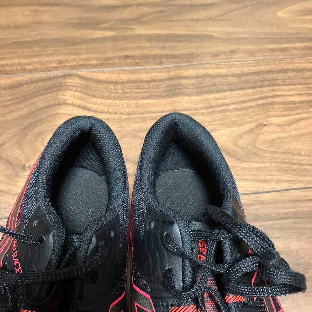 アシックス　ハイパーレーサー　赤×黒　27.0 美品