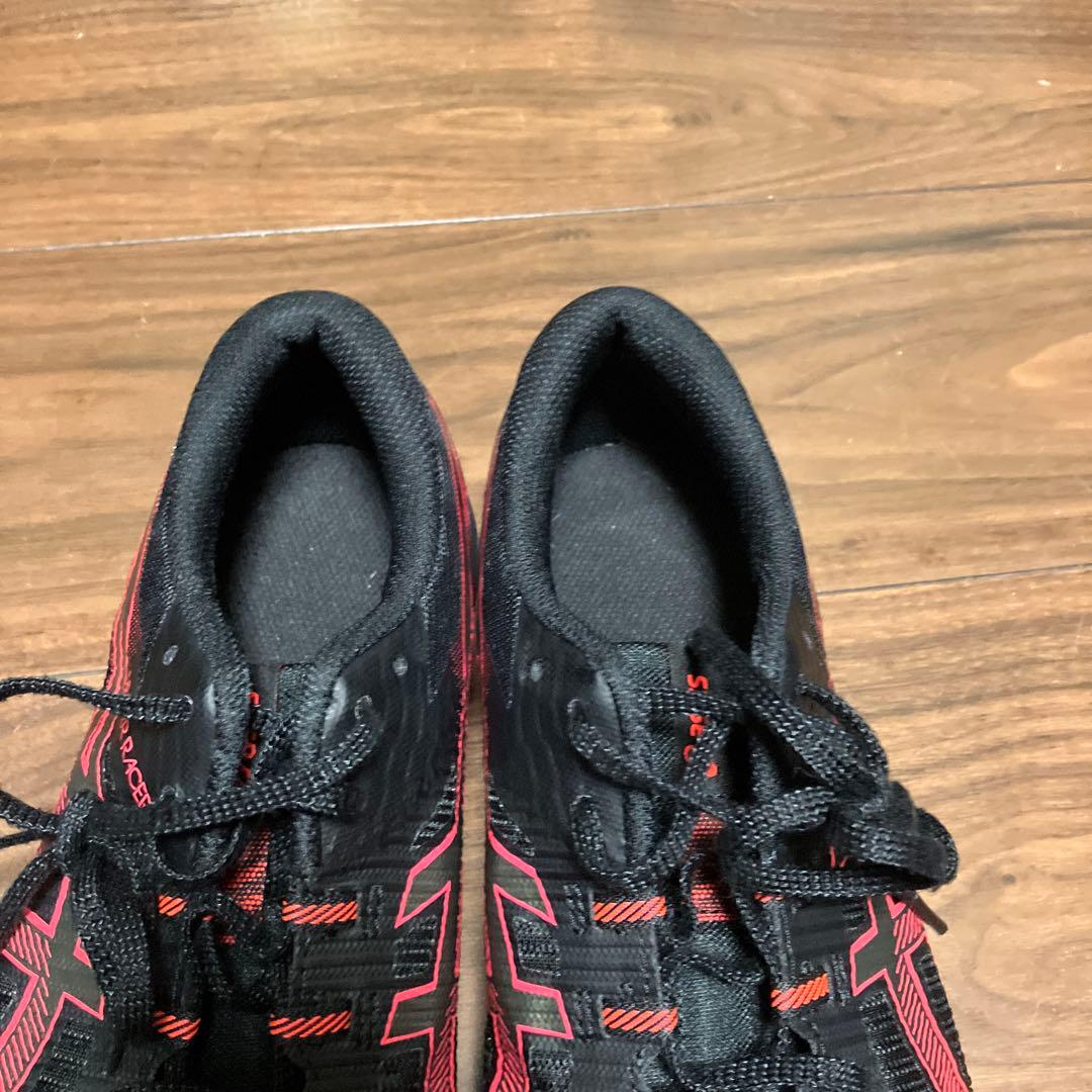 アシックス　ハイパーレーサー　赤×黒　27.0 美品