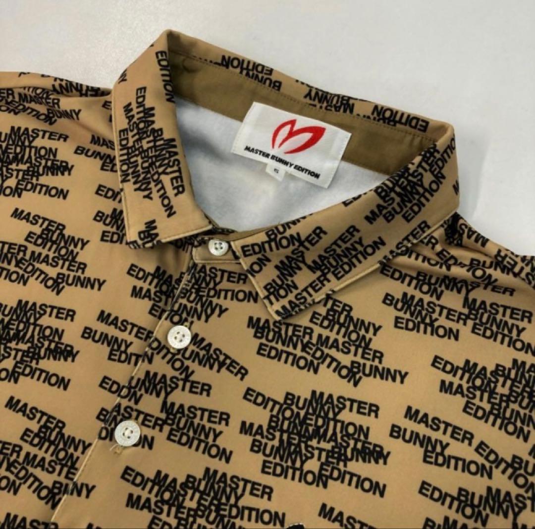 新品 パーリーゲイツ マスターバニー 4WAYトリコット 長袖ポロシャツ(4)M