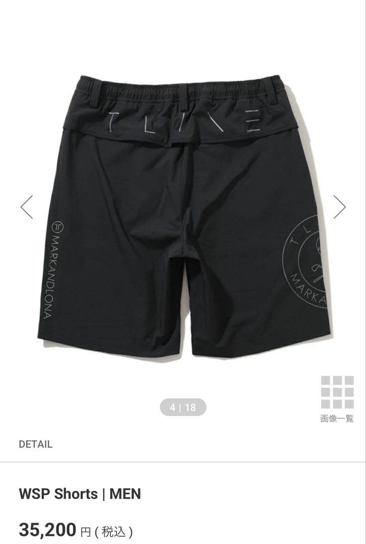 マークアンドロナ　ハーフパンツ　　　 T-LINE