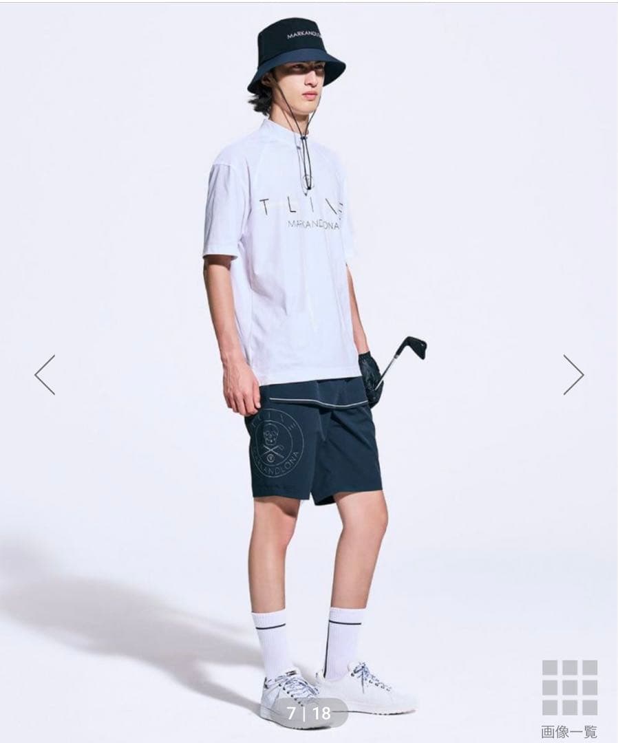 マークアンドロナ　ハーフパンツ　　　 T-LINE