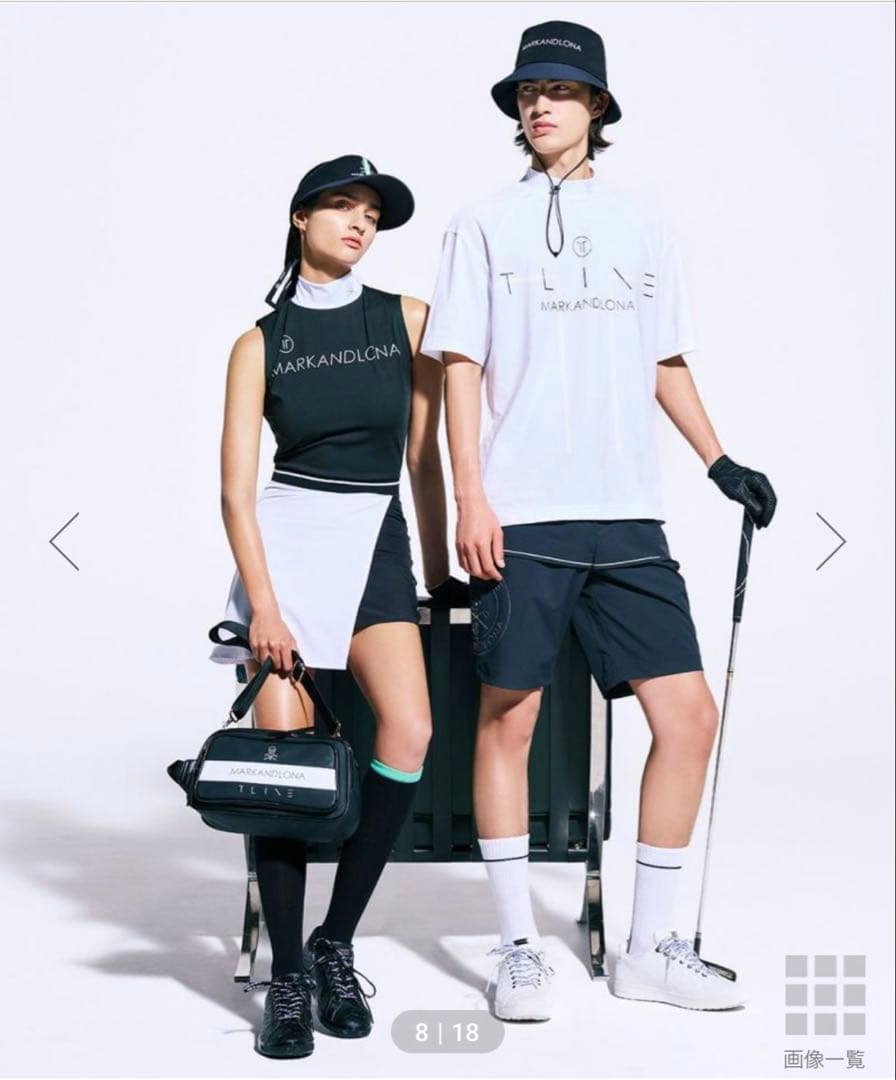 マークアンドロナ　ハーフパンツ　　　 T-LINE