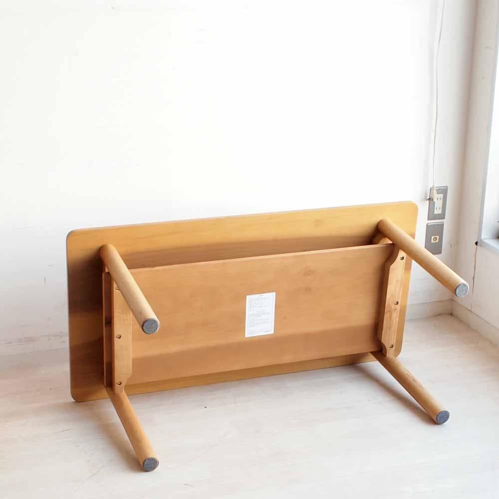 無印良品/MUJI 木製ミドルテーブル・オーク材 ナチュラル ZR24206