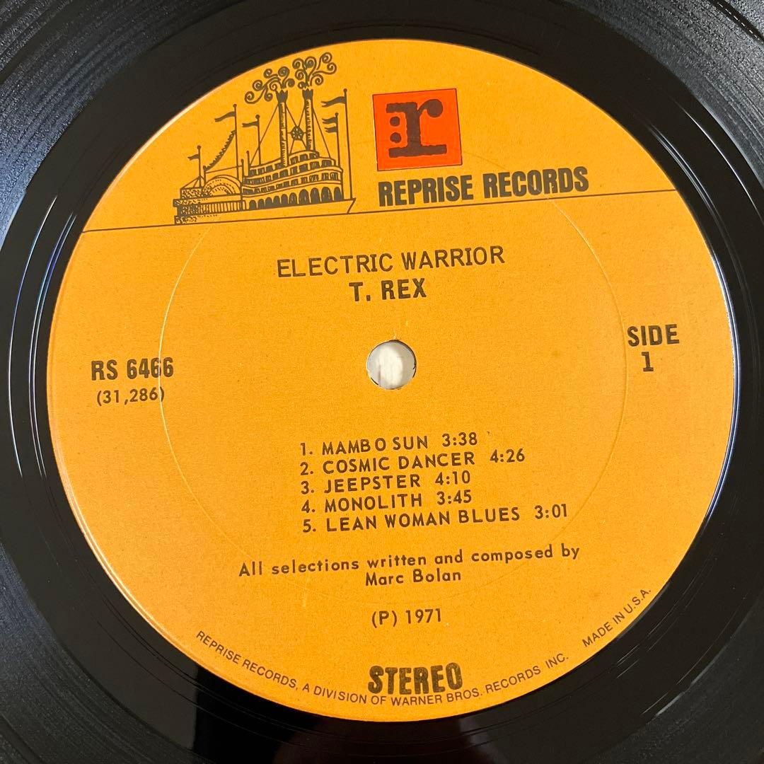 極美盤‼︎USオリ盤‼︎ T.REX 電気武者