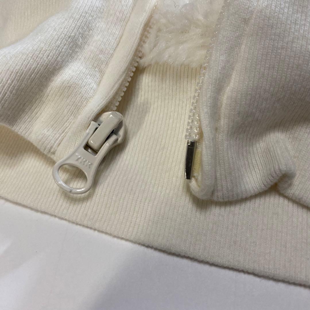 Y2K GAP ギャップ ファー ジップ パーカー フェアリー タイト fur