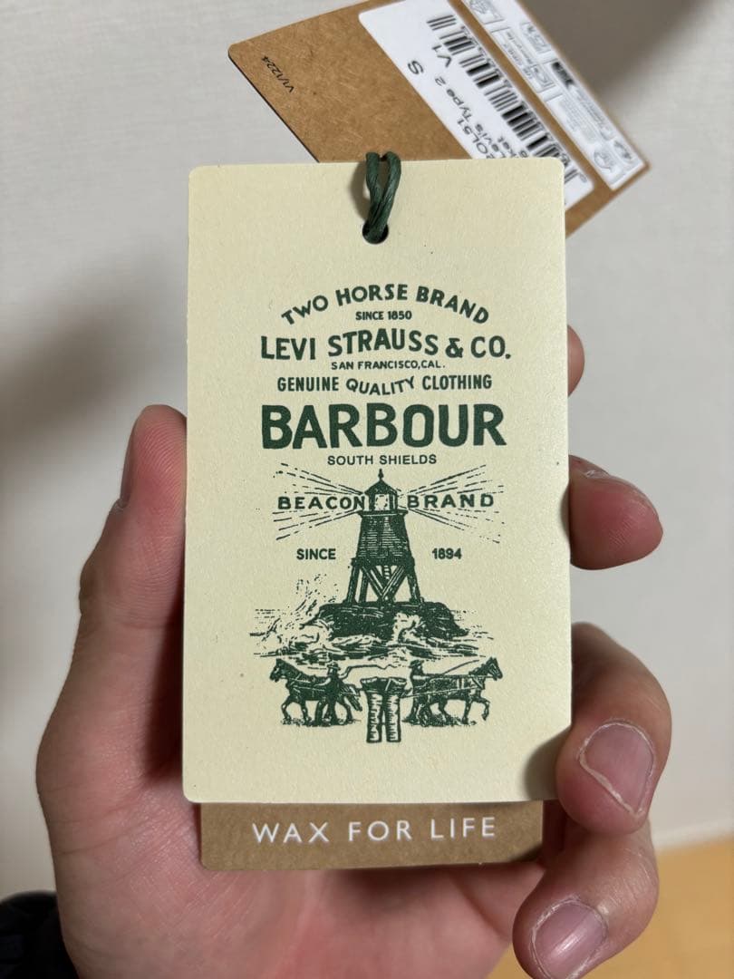 Levi’s Barbour Type2 ワックス トラッカー ジャケット S