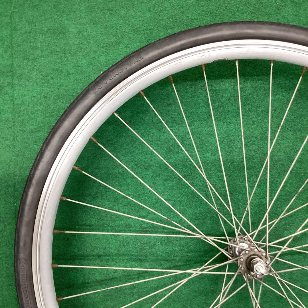 エアレスタイヤ　前輪　26x1-3/8　タイヤ付　ノーパンクタイヤ　26インチ