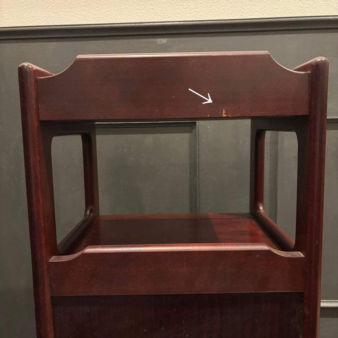 karimoku カリモク　電話台 FAX台　サイドチェスト　レトロ　花台