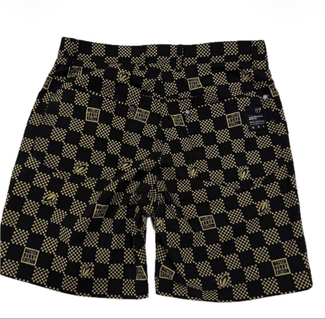 マスターバニー 4 新品同様 チェック ショートパンツ ゴルフ パーリゲイツ