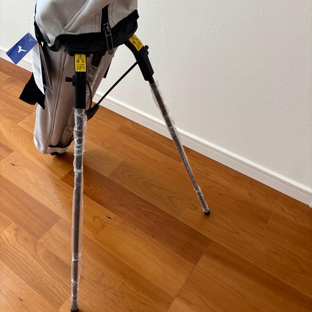 ミズノ　セルフスタンドバッグ　ゴルフバッグ　グレー