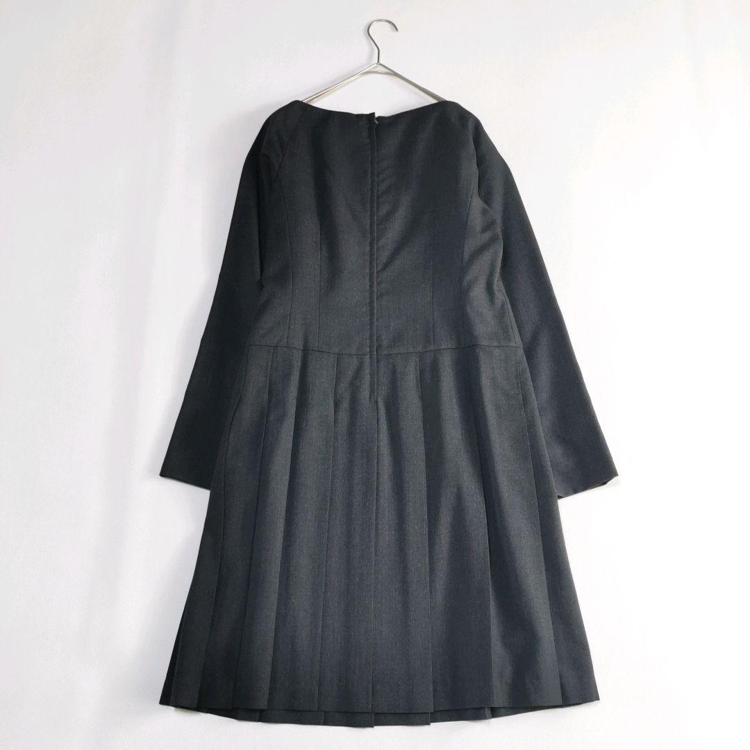 【美品✨】バレンシアガ ロングワンピース プリーツ フレア ウール100% 38