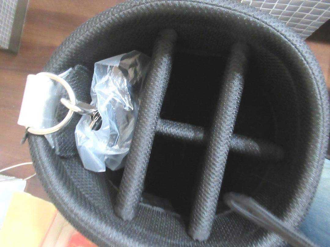 Dance With Dragon エナメルスタッズ　キャディバッグ 　シルバー