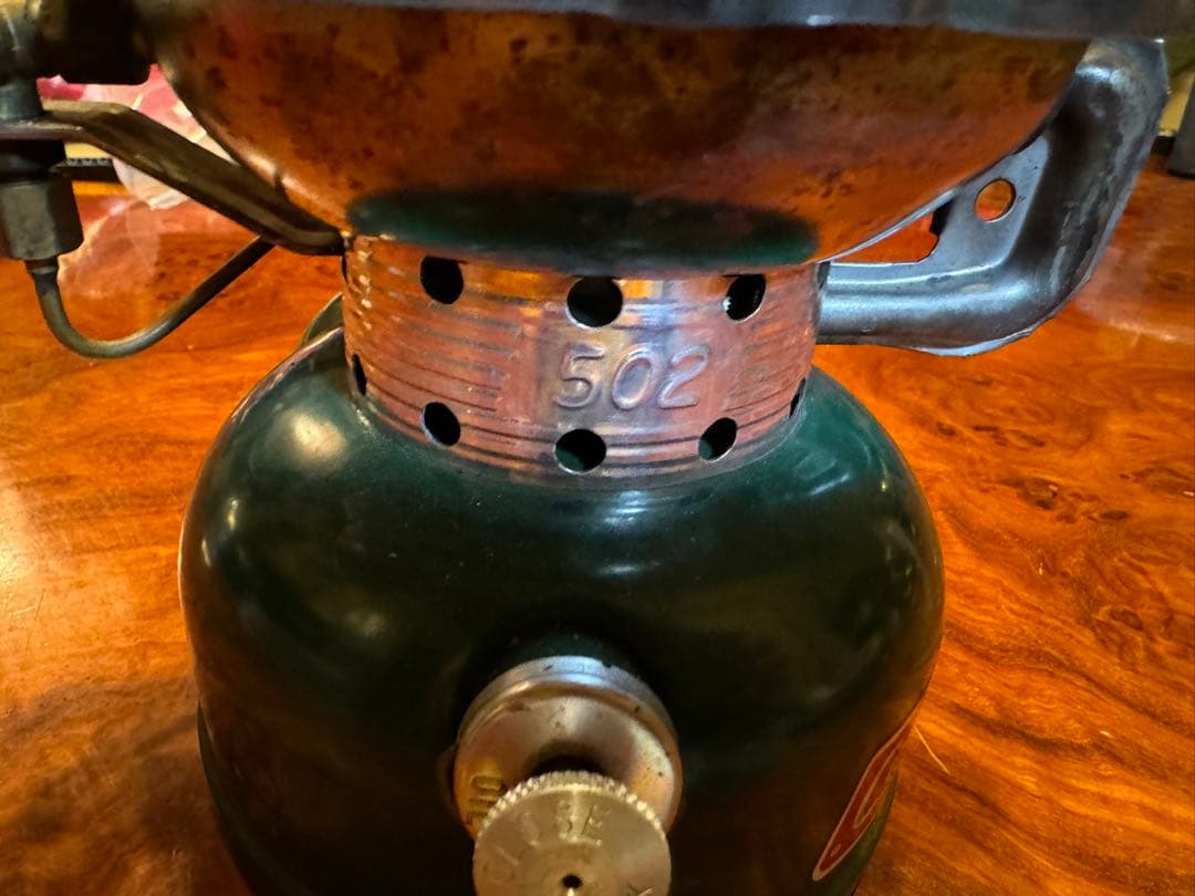 コールマン 80'sビンテージ　502 動作未確認ジャンクとして