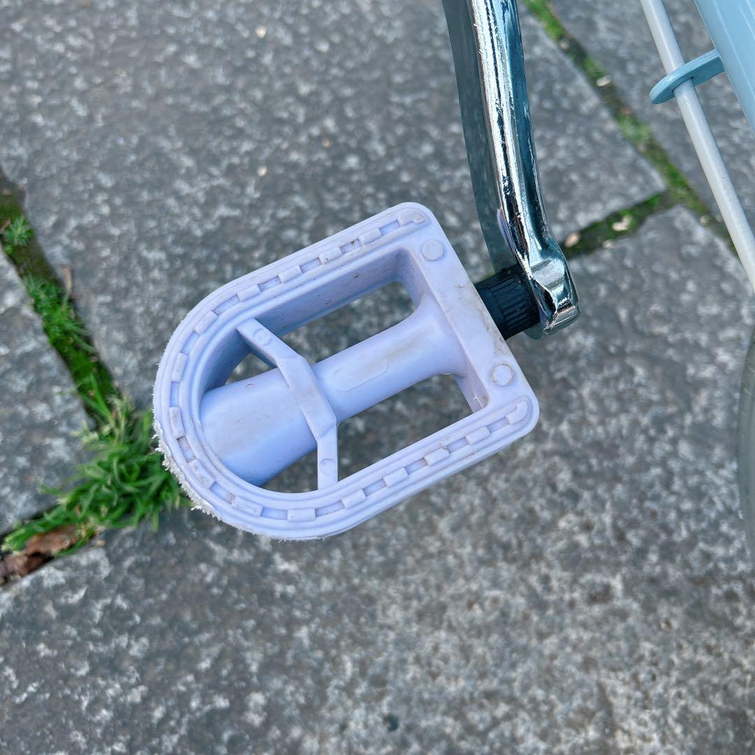 【直接引き渡し限定】18インチ　自転車　子供　アナ雪　補助輪あり