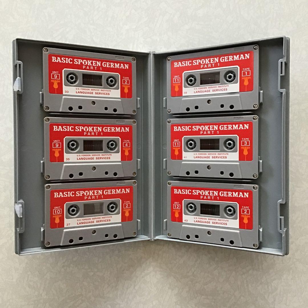 動作確認済★ドイツ語 教材 カセット BASIC SPOKEN GERMAN