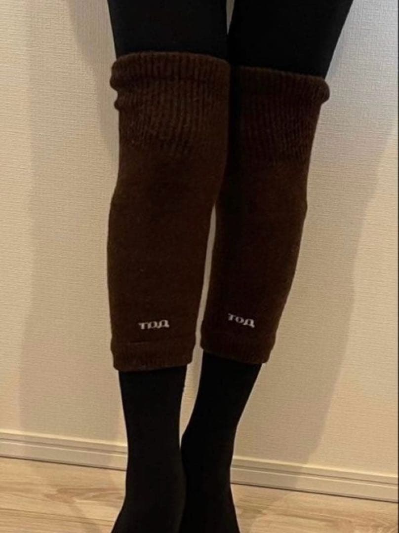 極寒のモンゴルから　無地ショートと無地ロングレッグウォーマーセット　グレー系