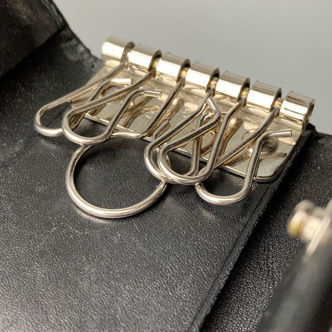 GUCCI グッチ キーケース 6連 GG インプリメ インターロッキング 金具