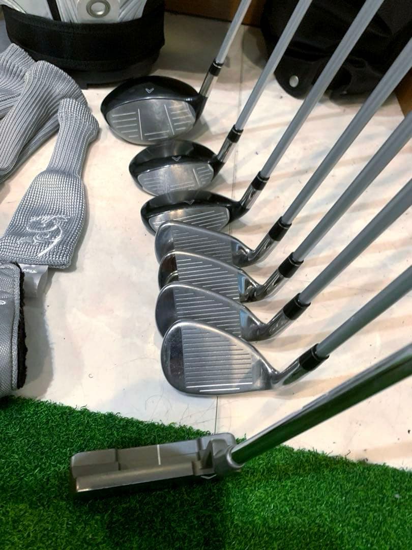 良品　キャロウェイ　ソレイユ　モノトーンカラー　レディースゴルフクラブ セット