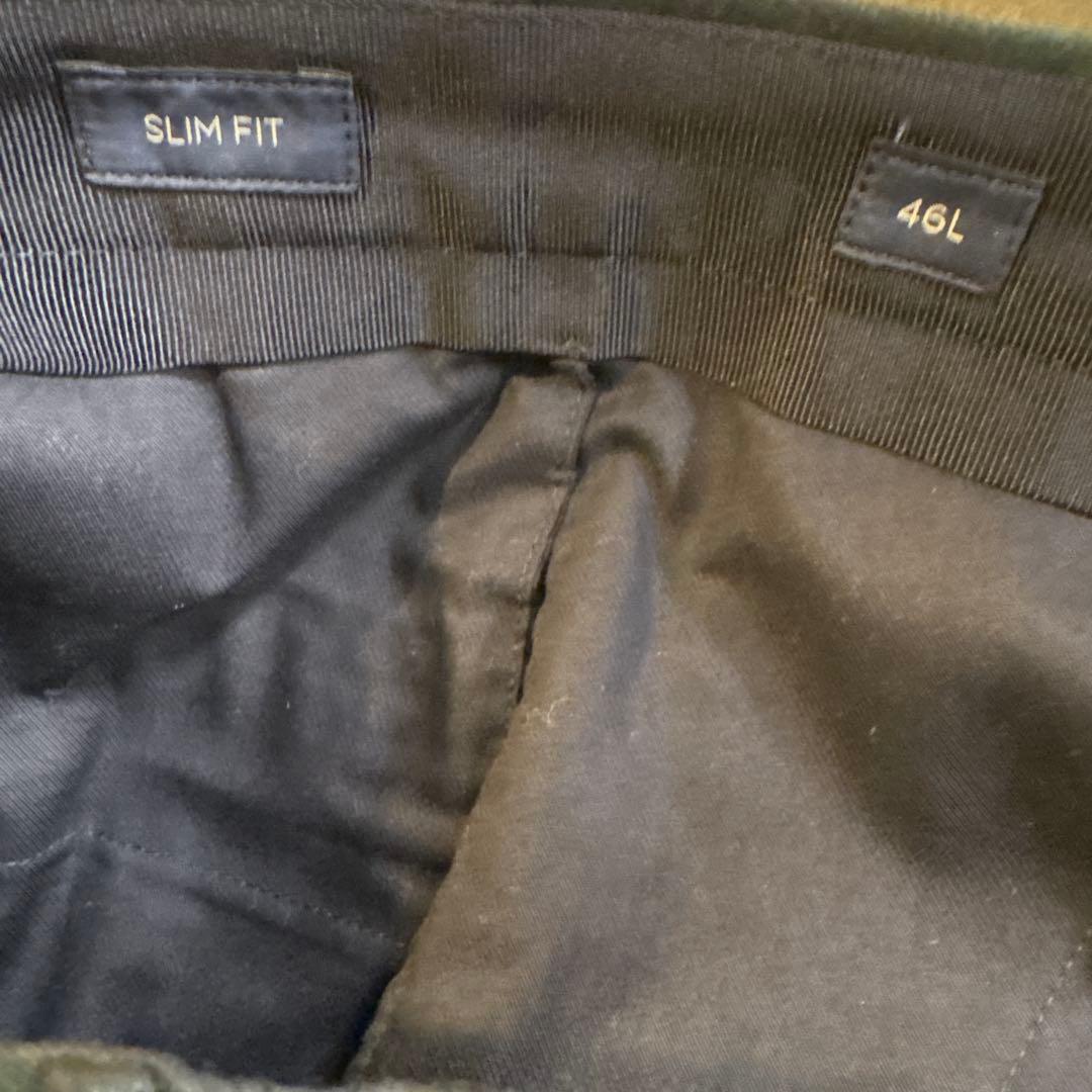 Incotex チェック　ネイビーグリーン　46