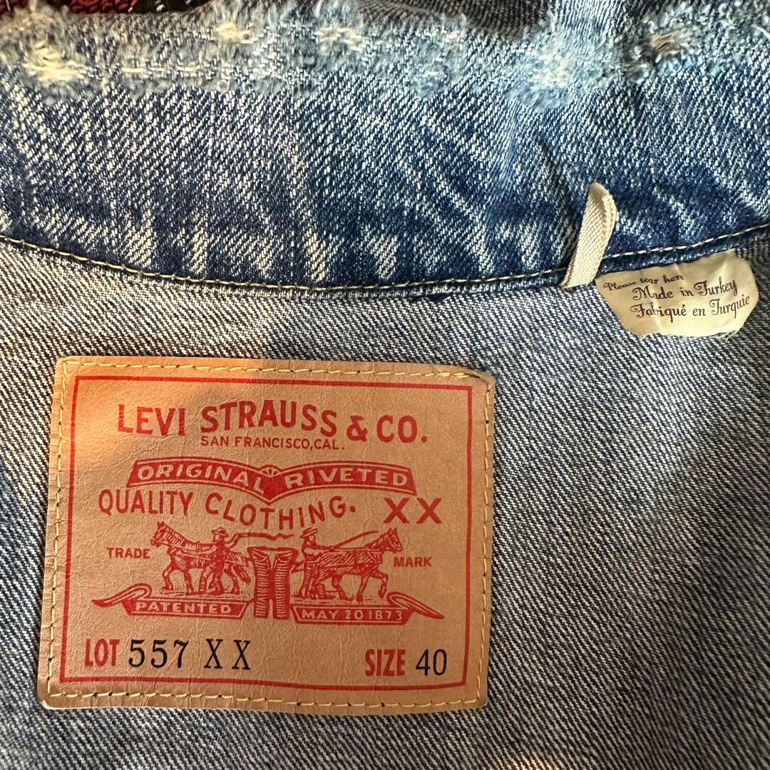 リーバイスLevi's 珍　LVC 1961 557XX デニムジャケット