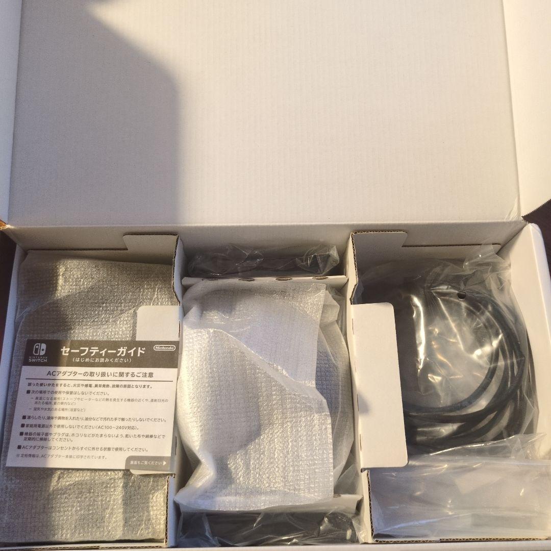 レ*ン様 Nintendo Switch 本体 グレー (透明カバー付き)