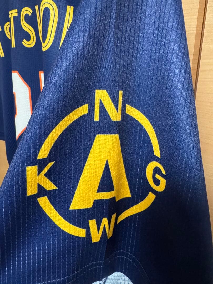 横浜DeNAベイスターズ　筒香ユニフォーム　かながわユニ　O LL