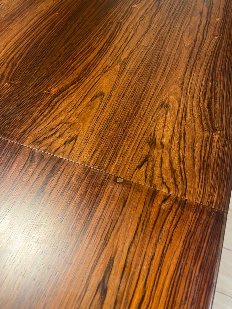 北欧　ビンテージ　デンマーク製　ローズウッド　エクステンションテーブル