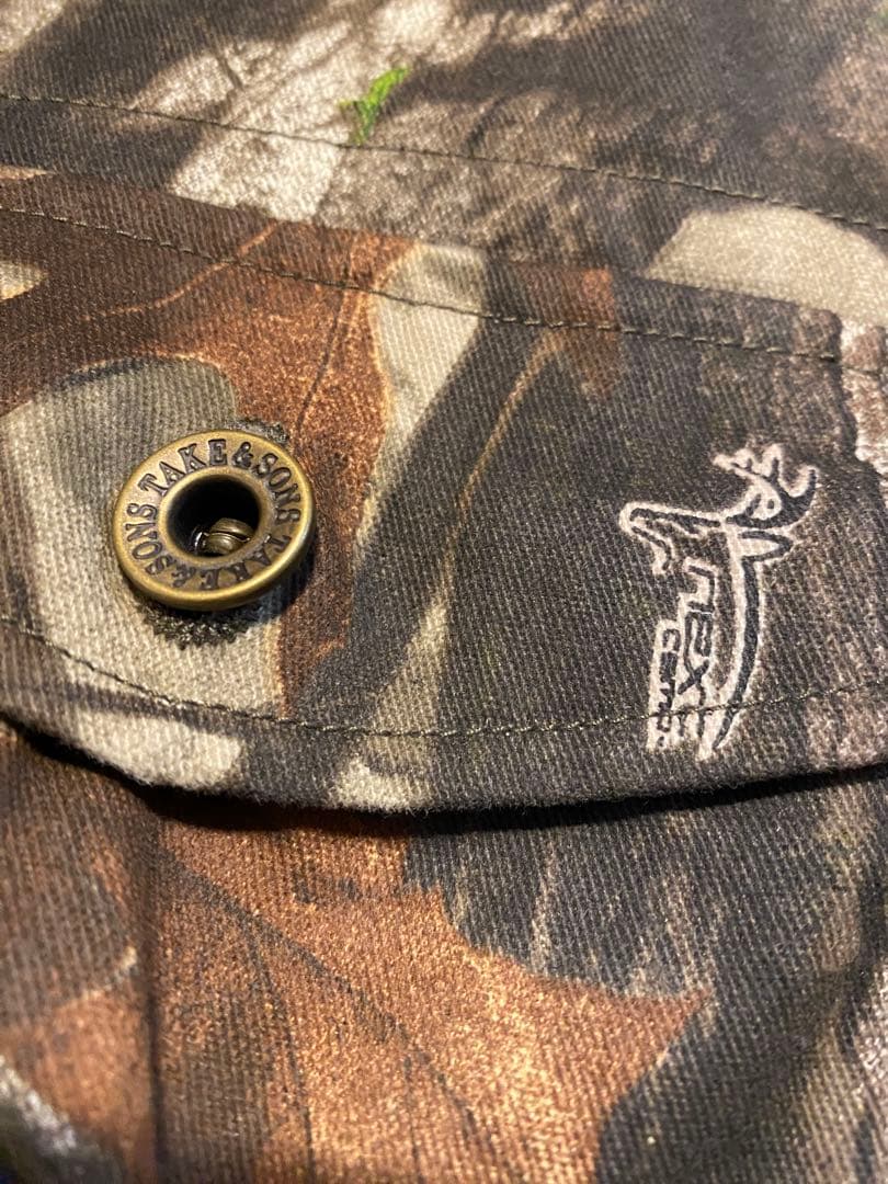 TAKE&SONS テイクアンドサンズ カモ柄　シャツジャケット