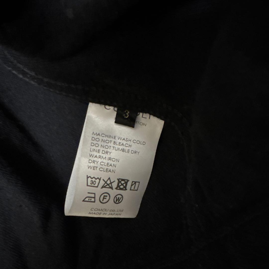 25ss COMOLI デニムジャケット BLACK サイズ 3