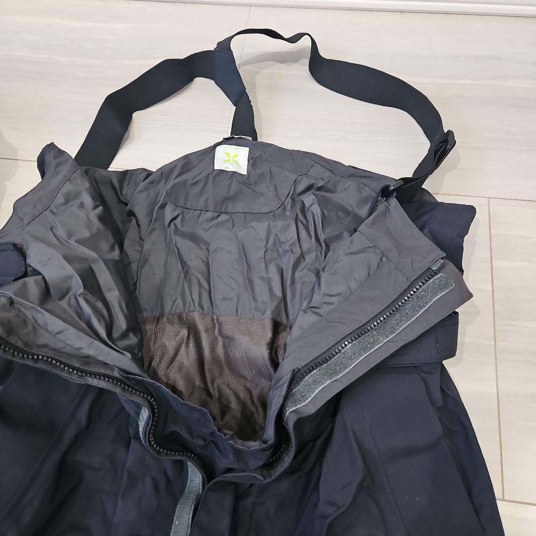 XEFO レインウェア LL ダークグレー/ライム