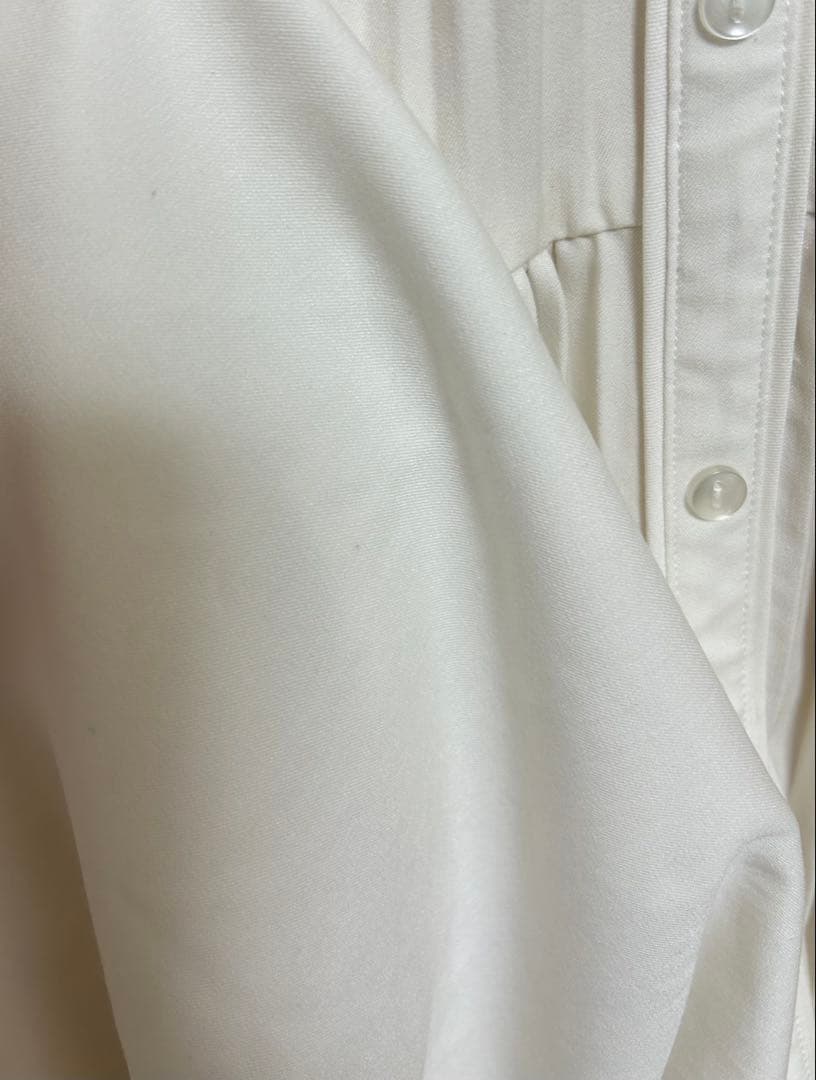 ワンピース herlipto Pleated Open Shirt Dress