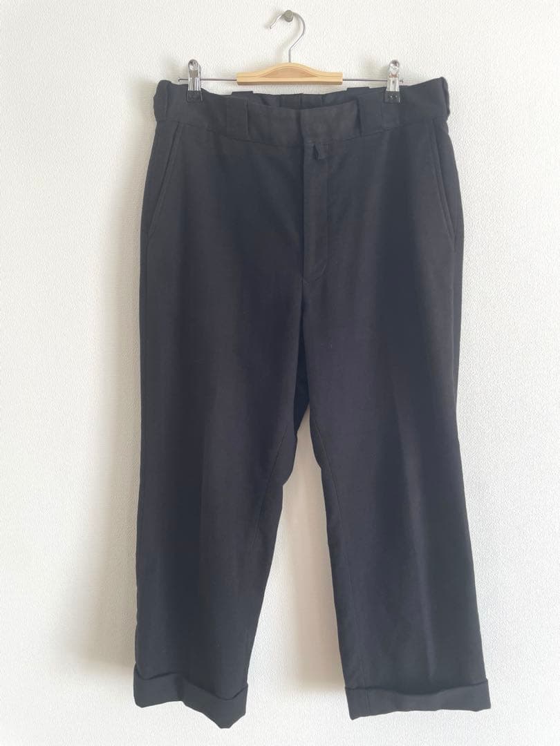 comoli コモリ 20aw モールスキンジャケット　パンツ　セットアップ　黒