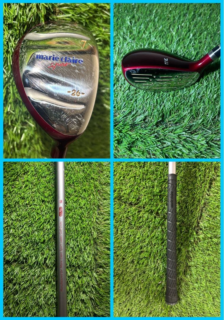 marie claire マリクレール ゴルフセット 8本 キャディバッグ付