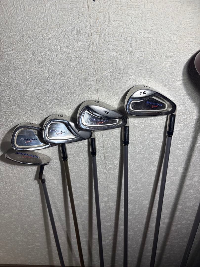marie claire マリクレール ゴルフセット 8本 キャディバッグ付