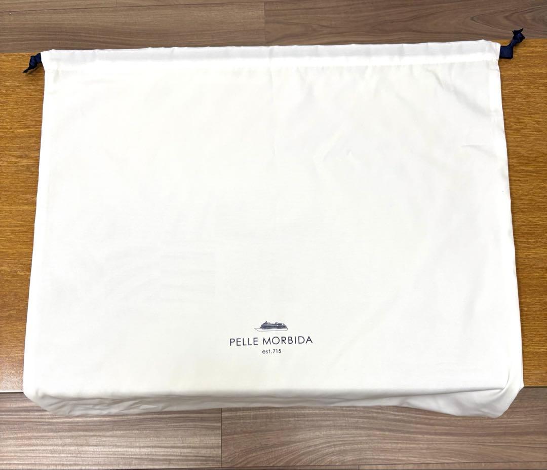 ペッレモルビダ　レザー トートバッグ A4サイズ　※ショルダーベルトと巾着付き