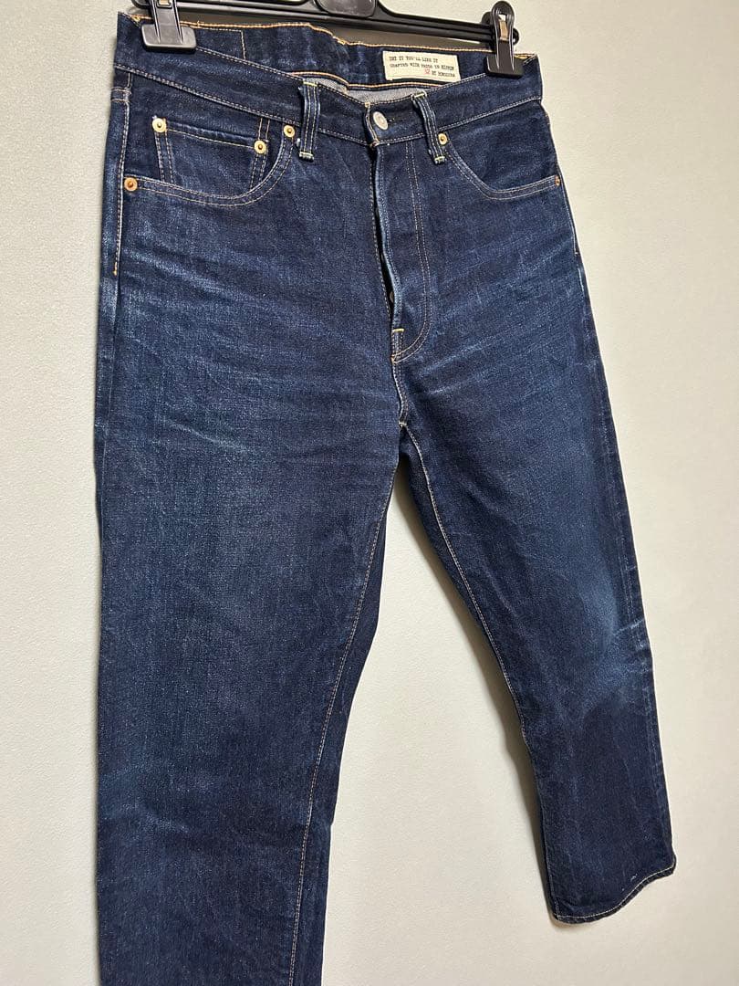 【美品】 BONCOURA ボンクラ デニムパンツ ジーンズ インディゴ 32