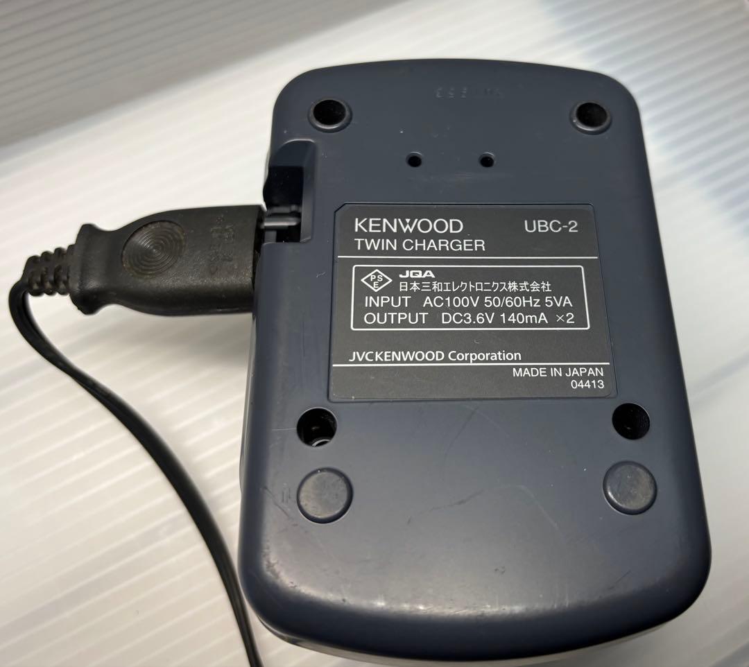 KENWOOD UBZ-LS20 LP20 2台 充電器付 動作品