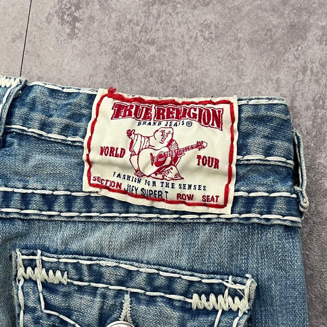 トゥルーレリジョン JOEY SUPER T フレア W26 USA製 ステッチ