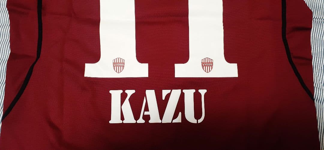 ヴィッセル神戸　 三浦知良　レプリカ半袖ユニフォーム　Lsize