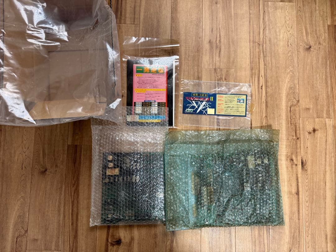 麻雀ゲーム　アーケード基板2枚　説明ポップ5枚