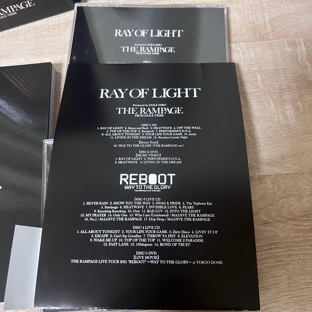 THE RAMPAGE RAY OF LIGHT初回限定盤 DVD 特典付き‼️