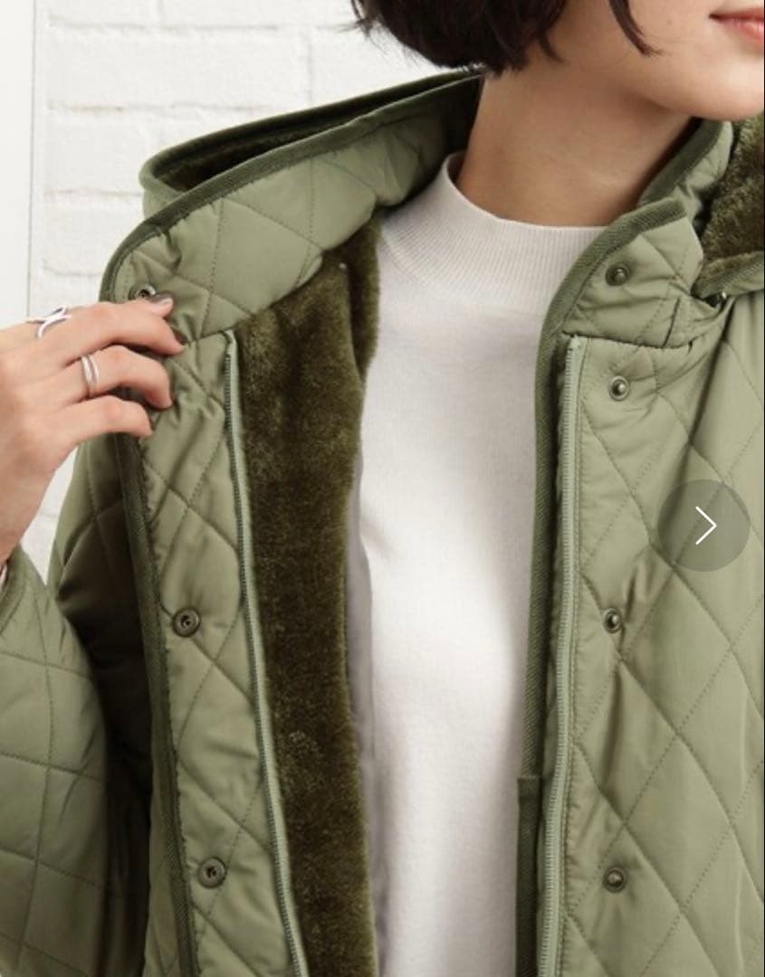 ★のんちゃん★SHOO-LA-RUE【撥水】中綿キルティングコート